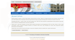Desktop Screenshot of consularindonesiauae.org